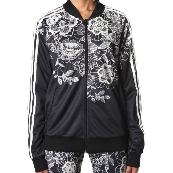 Adidas x Farm Rio Florido Bomber Jacket Limited Edition Size Small - Picture 2 of 14